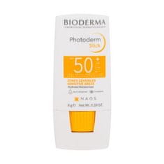 Bioderma Photoderm Stick SPF50+ zaščita pred soncem v stiku za občutljive predele 8 g unisex