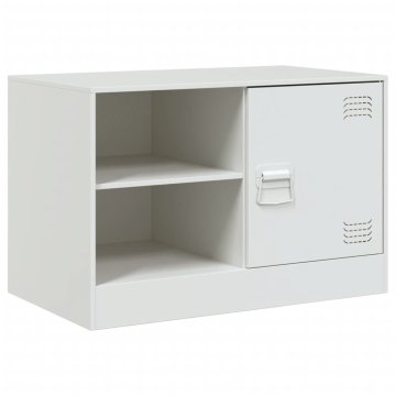 Vidaxl TV omarica bela 67x39x44 cm jeklo