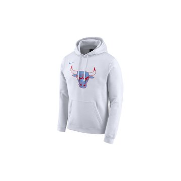 Nike Športni puloverji bela 193 - 197 cm/XXL Nba Chicago Bulls City Edition