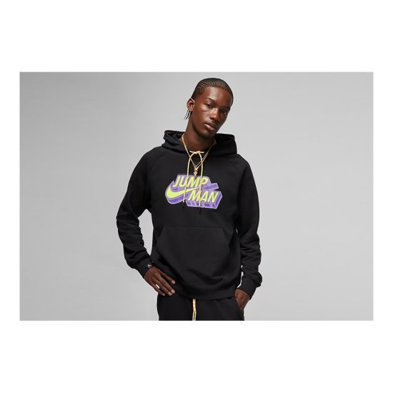 Nike Športni pulover črna Air Jordan Jumpman Fleece