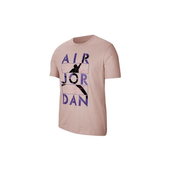 Nike Majice bež XXL Air Jordan Jumpman Stencil