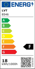 master LED LED linearna svetilka 60cm 18W 6500K 1500lm IP20 