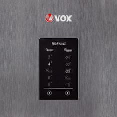 VOX electronics NF 3835 IX E kombinirani hladilnik