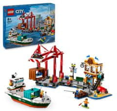 LEGO City pristanišče s tovorno ladjo (60422)