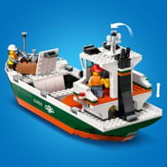 LEGO City pristanišče s tovorno ladjo (60422)