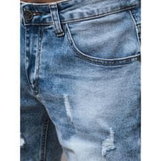 Dstreet Moške kratke hlače iz džinsa CIRA modre barve sx2437 s35