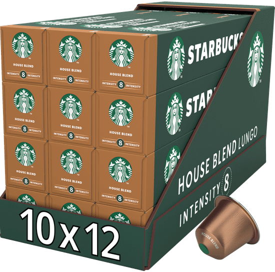 Starbucks by Nespresso House Blend kavne kapsule, 12x 10 kapsul