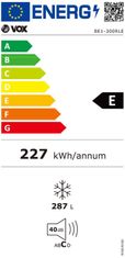 VOX electronics BE1-300RLE zamrzovalna skrinja
