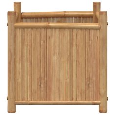 Vidaxl Cvetlično korito 50x50x50 cm bambus