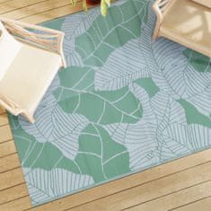 shumee Zunanja preproga zelena 190x290 cm PP