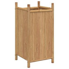 Vidaxl Cvetlično korito 40x40x80 cm bambus
