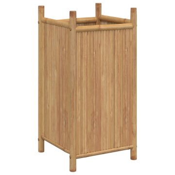 Vidaxl Cvetlično korito 40x40x80 cm bambus