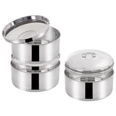 Orion 3x1300 ml inox lunch box posoda za hrano z ročajem