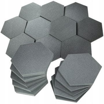 ZVOČNO IZOLACIJSKA PENA HEXAGON PANEL 10 kosov šestkotnik