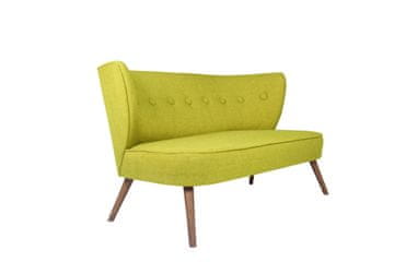 Atelier Del Sofa 2-sedežna zofa, Bienville - arašidovo zelena
