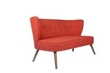 Atelier Del Sofa 2-sedežna zofa, Bienville - rdeča ploščica