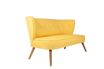 Atelier Del Sofa 2-sedežna zofa, Bienville - rumena