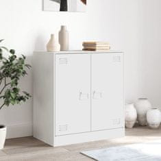 Vidaxl Komoda bela 67x39x73 cm jeklo