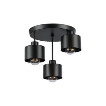 master LED Viseča svetilka 3xE27 za LED IP20 ELZA okrogla črna
