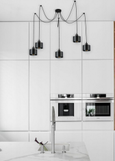 master LED Viseča svetilka 5xE27 za LED IP20 ELZA 