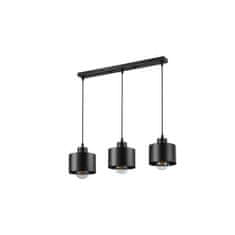 master LED Viseča svetilka 3xE27 za LED IP20 ELZA črna