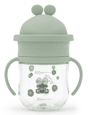 NOUI NOUI Frog Cup® 360° lonček za učenje pitja, 250 ml, mentol