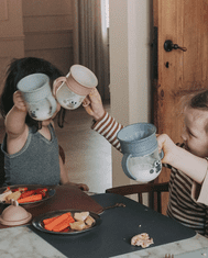 NOUI NOUI Frog Cup® 360° lonček za učenje pitja, 250 ml, modra