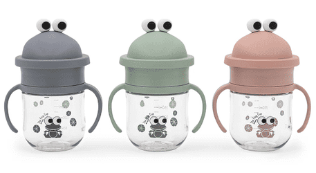  Noui Noui Frog Cup® 360° lonček za učenje pitja, 250 ml, modra