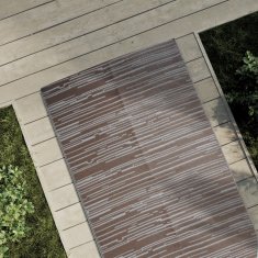 Vidaxl Zunanja preproga ARAKIL Rjava 80x250 cm PP