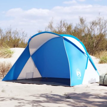 Vidaxl vidaXL Zložljiv šotor za na plažo, moder, vodoodporen
