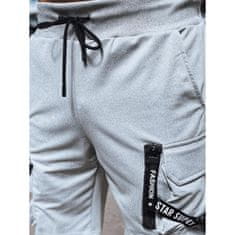 Dstreet Moške športne hlače FETA sive barve sx2405 M