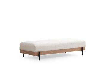 Atelier Del Sofa Pouffe, Eti Oak Pouffe - Bela