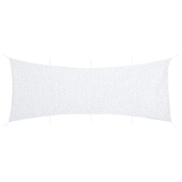 Vidaxl vidaXL Kamuflažna mreža z torbo za shranjevanje 833x297 cm bela