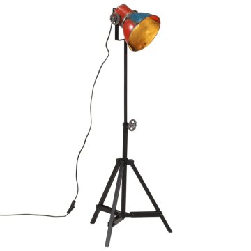 Vidaxl Stoječa svetilka 25 W večbarvna 35x35x65/95 cm E27