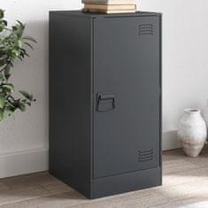 Vidaxl Komoda antracitna 34,5x39x73 cm jeklo