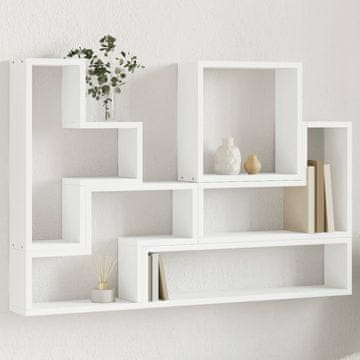Vidaxl vidaXL Stenska polica bela 96x12x64 cm material na osnovi lesa