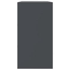 Vidaxl Komoda antracitna 99x39x73 cm jeklo