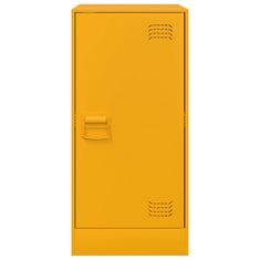 Vidaxl Komoda gorčično rumena 34,5x39x73 cm jeklo