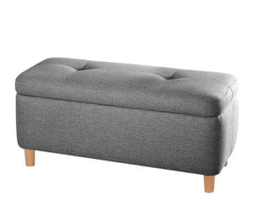 Atelier Del Sofa Puf, Rocio - Temno siva
