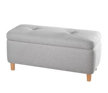 Atelier Del Sofa Puf, Rocio - svetlo siva