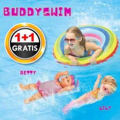 JOJOY® Dojenček, ki plava v vodi, Vodoodporna punčka za igranje v vodi, Otroška igrača | BUDDYSWIM LILY