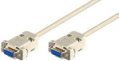 MicroConnect MicroConnect D-SUB/RS232 ženski-ženski 3m