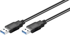 MicroConnect MicroConnect USB3.0 A-A 5m M-M, črno