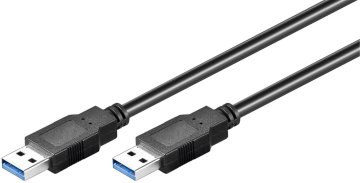 MicroConnect MicroConnect USB3.0 A-A 5m M-M, črno
