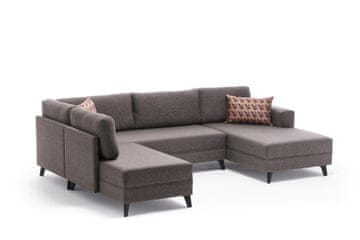 Atelier Del Sofa Kotna raztegljiva sedežna garnitura