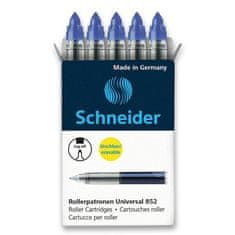 Schneiders Stekleničke za črnilo SCHNEIDER modre barve - 5 kosov