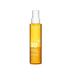 Clarins Olje za porjavitev telesa in las SPF 30 (Glowing Sun Oil) 150 ml