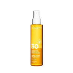 Clarins Olje za porjavitev telesa in las SPF 30 (Glowing Sun Oil) 150 ml