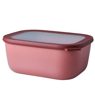 Rosti Mepal Cirqula posoda za shranjevanje 3l / pravokotna / bordo / plastika pp, tpe