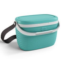 Hladilna torba s pasom Linda 18L / turkizna / pvc